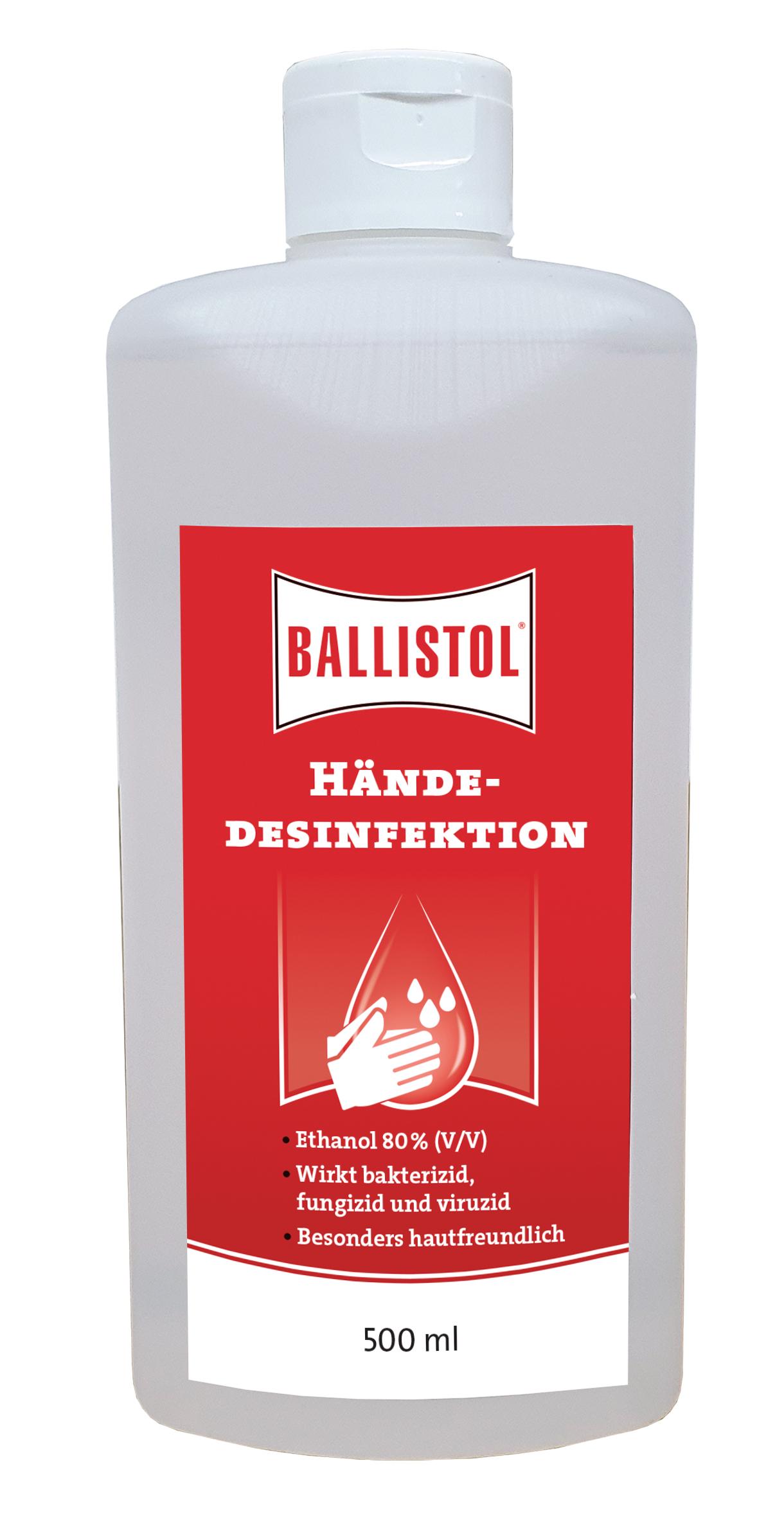 Ballistol Händedesinfektion - 0,5 Liter