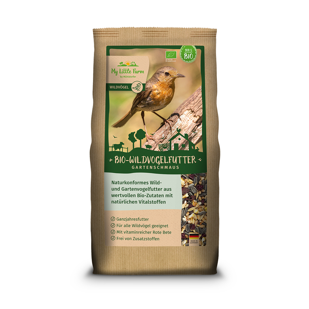 My Little Farm Bio-Wildvogelfutter Gartenschmaus - 2 Kilogramm