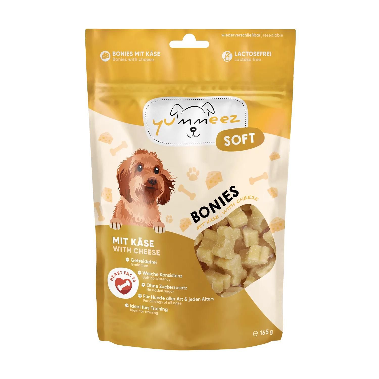Petsnature yummeez SOFT BONIES Käse 165g - 165 Gramm