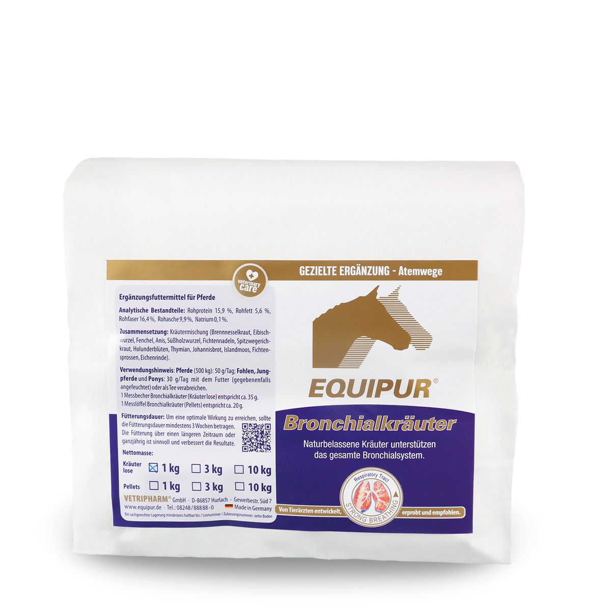 Vetripharm EQUIPUR - Bronchialkräuter