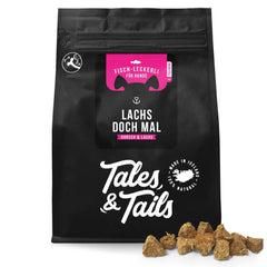 Talesandtails Lachs doch mal - Fisch Leckerli für Hunde mit Lachs 5er Paket Tasche