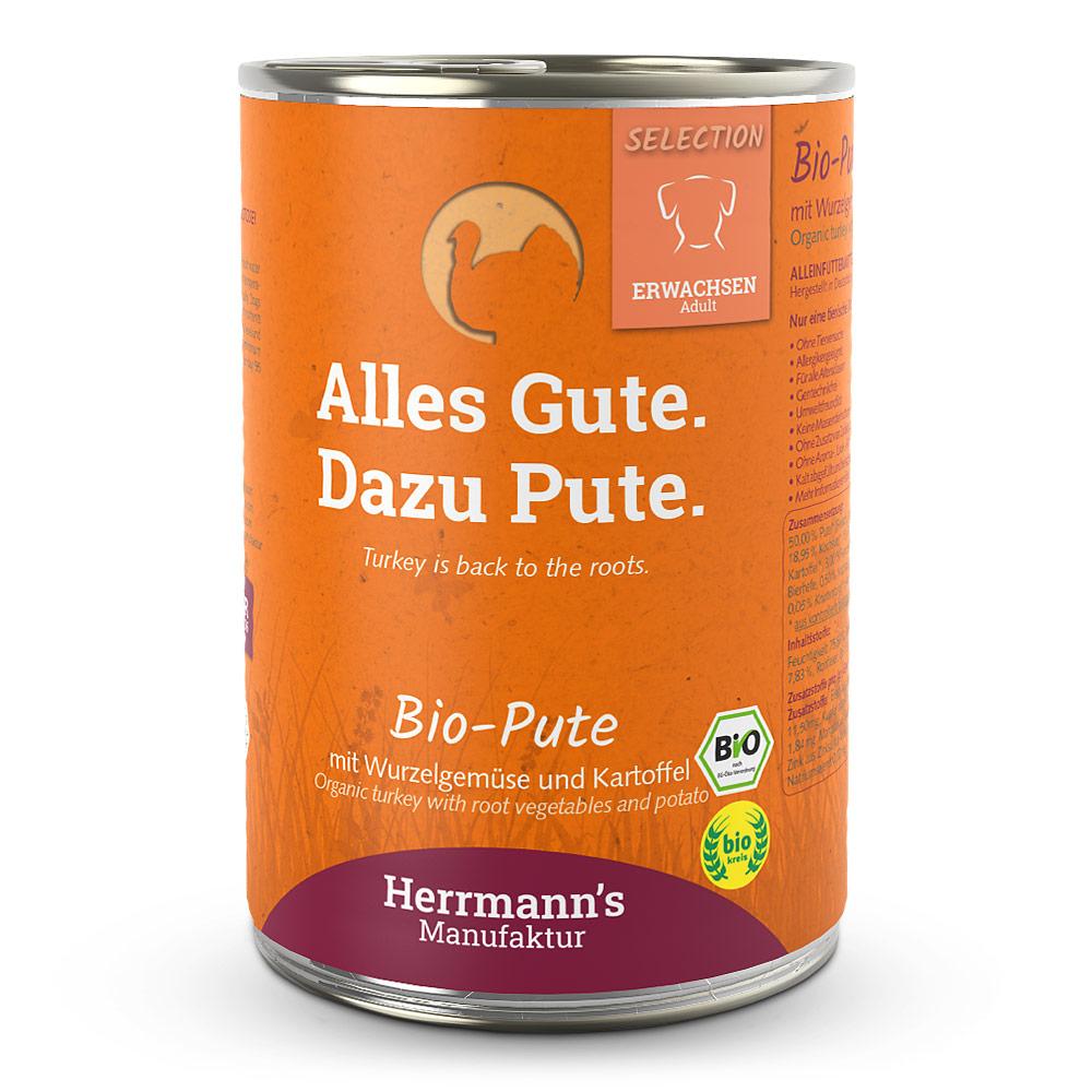 Herrmanns Herrmann's Selection Adult Bio Pute mit Pastinake & Kartoffel 400 g