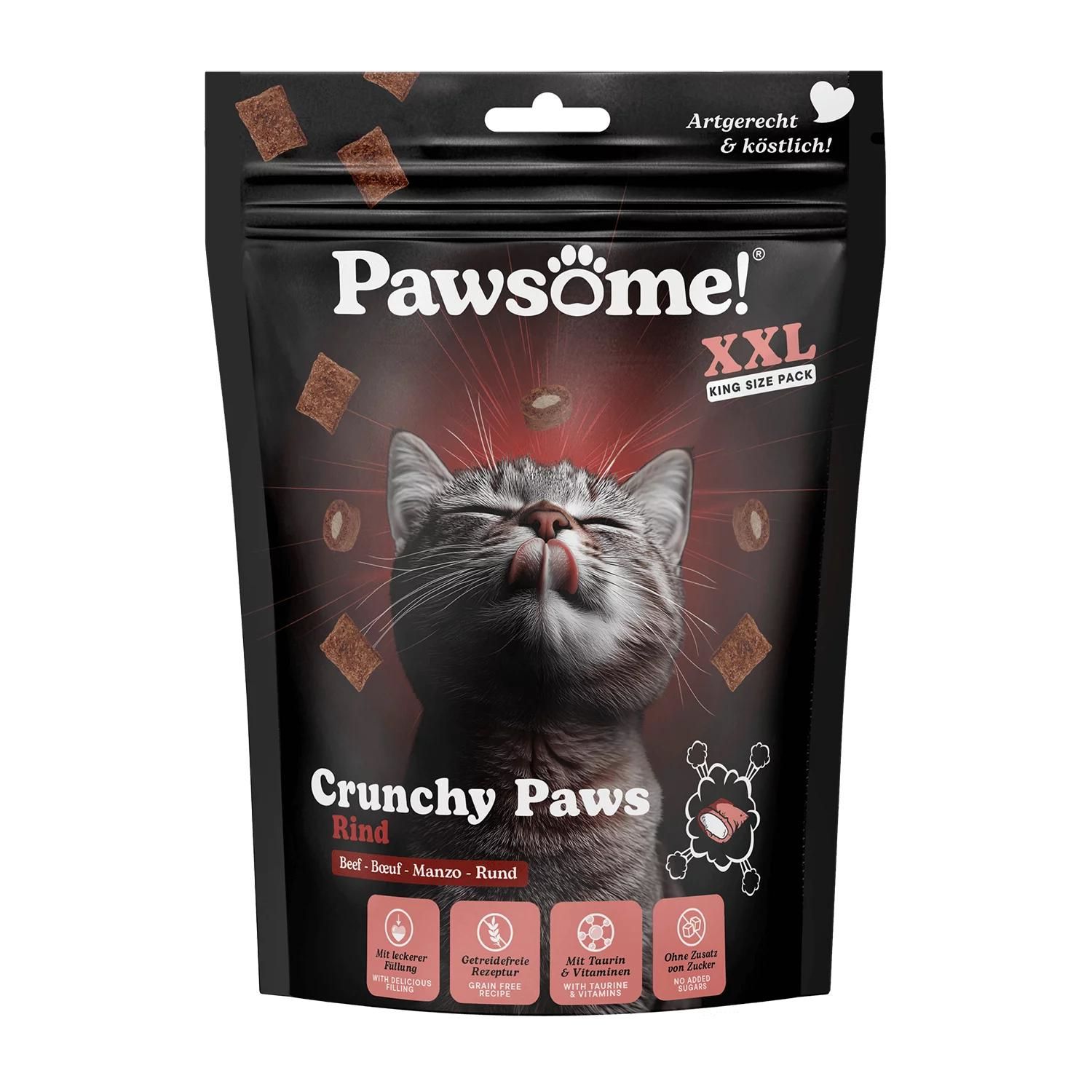 Petsnature Pawsome Crunchy Paws Rind 150g - 150 Gramm Petsnature Pawsome Crunchy Paws Rind 150g - 150 Gramm