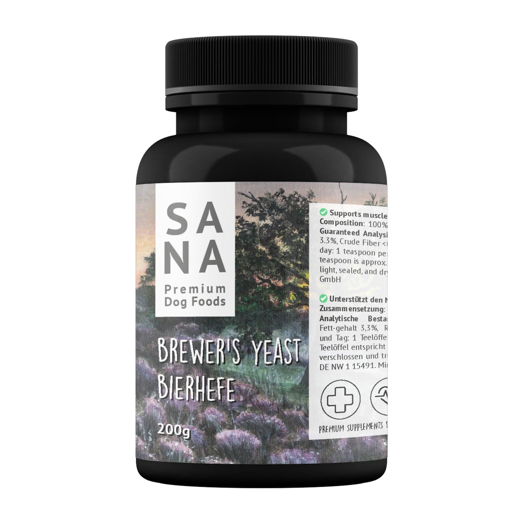 Sanadog Bierhefe - 0,2 Kilogramm Kräuter, Pflanze, Astragalus, Flasche