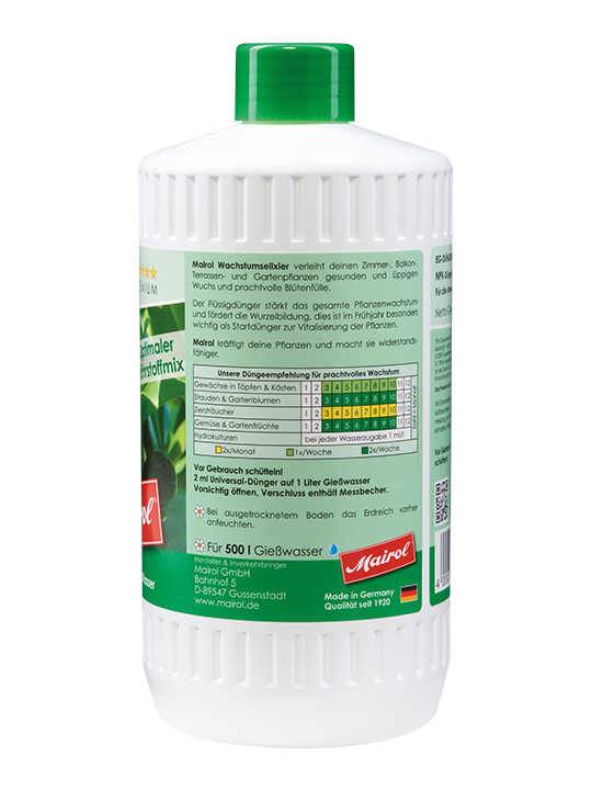 Mairol Universaldünger Wachstumselixier Liquid 500ml - 0,5 Liter