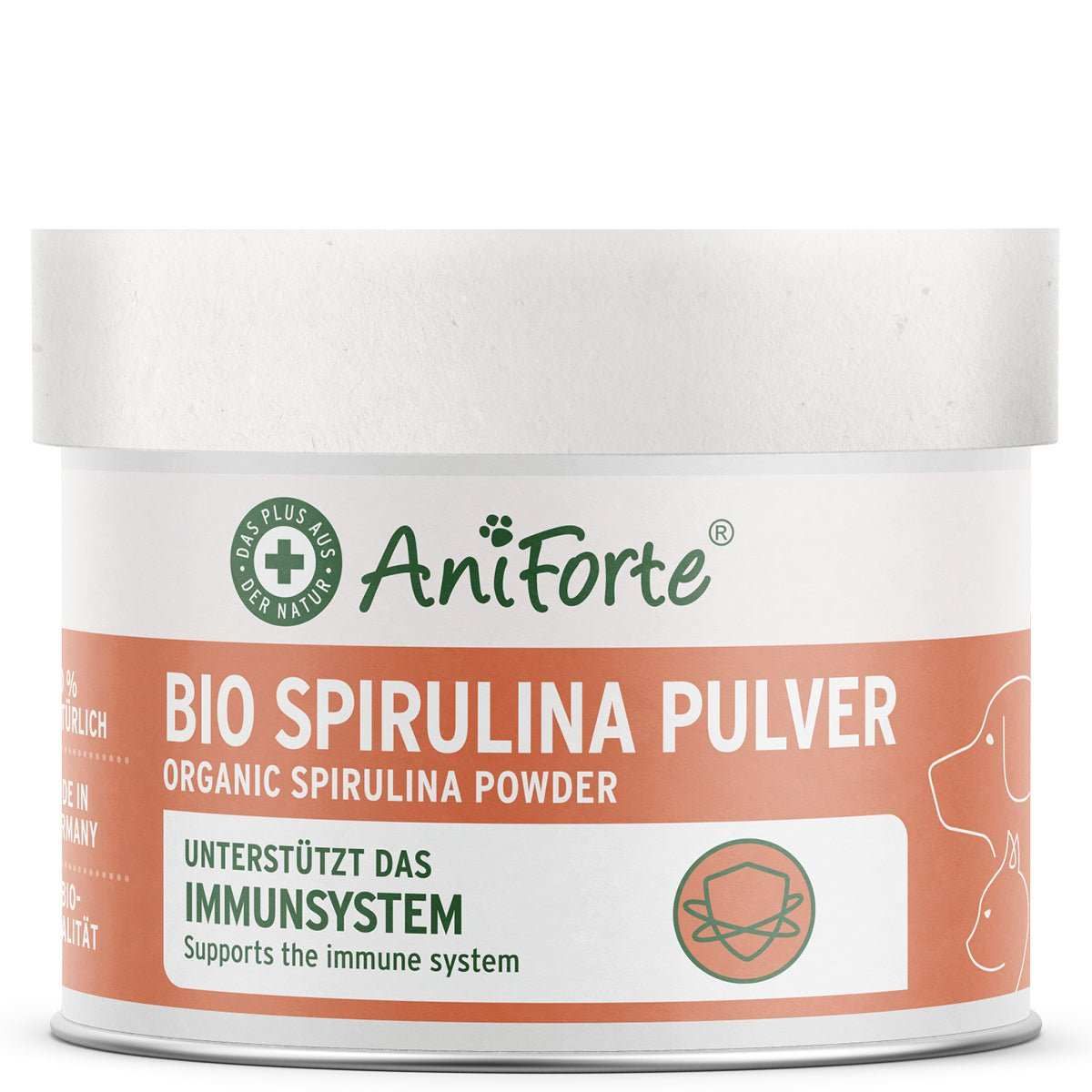Aniforte Bio Spirulina Pulver - 250 Gramm