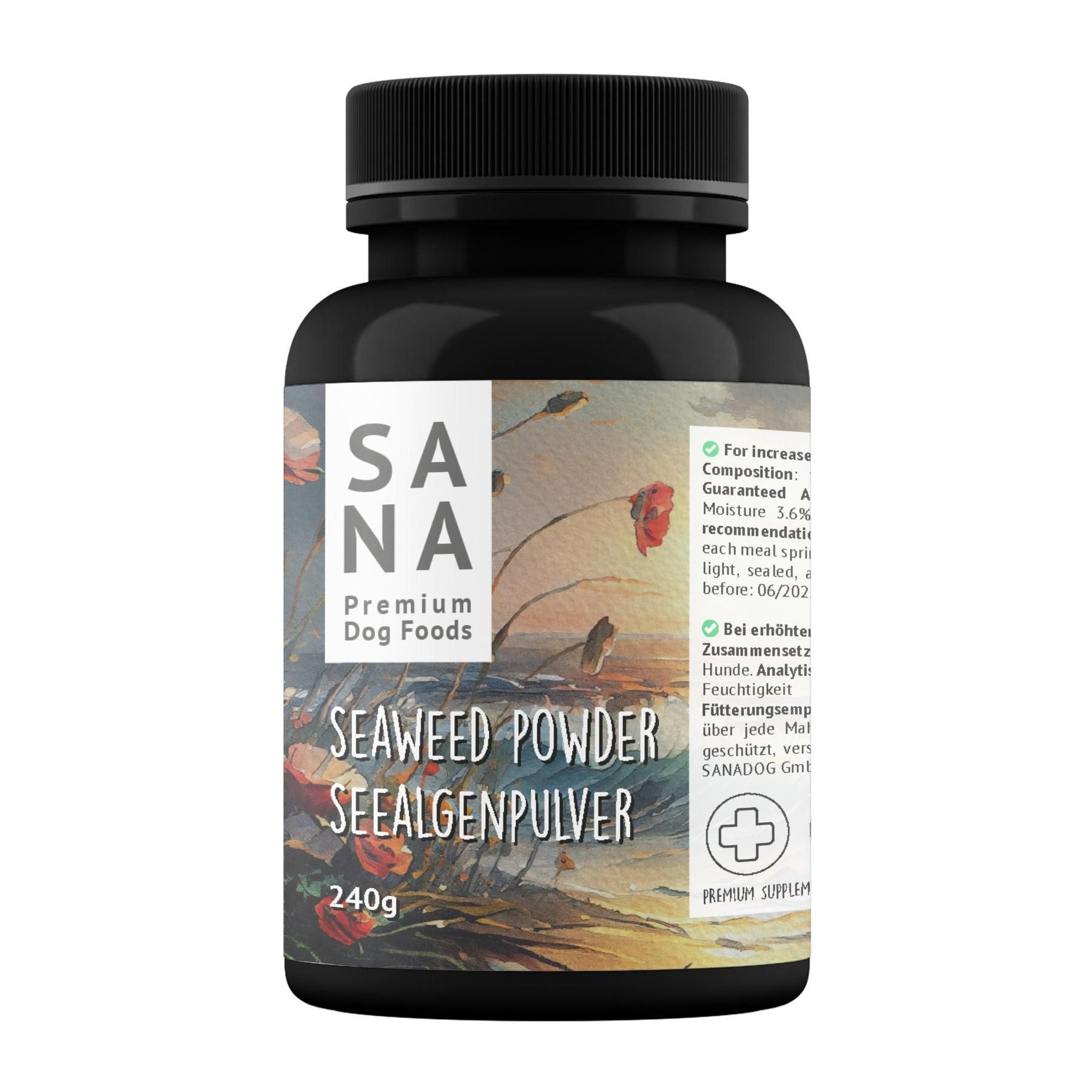Sanadog Seealgenpulver - 0,24 Kilogramm Kräuter, Pflanze, Astragalus, Flasche