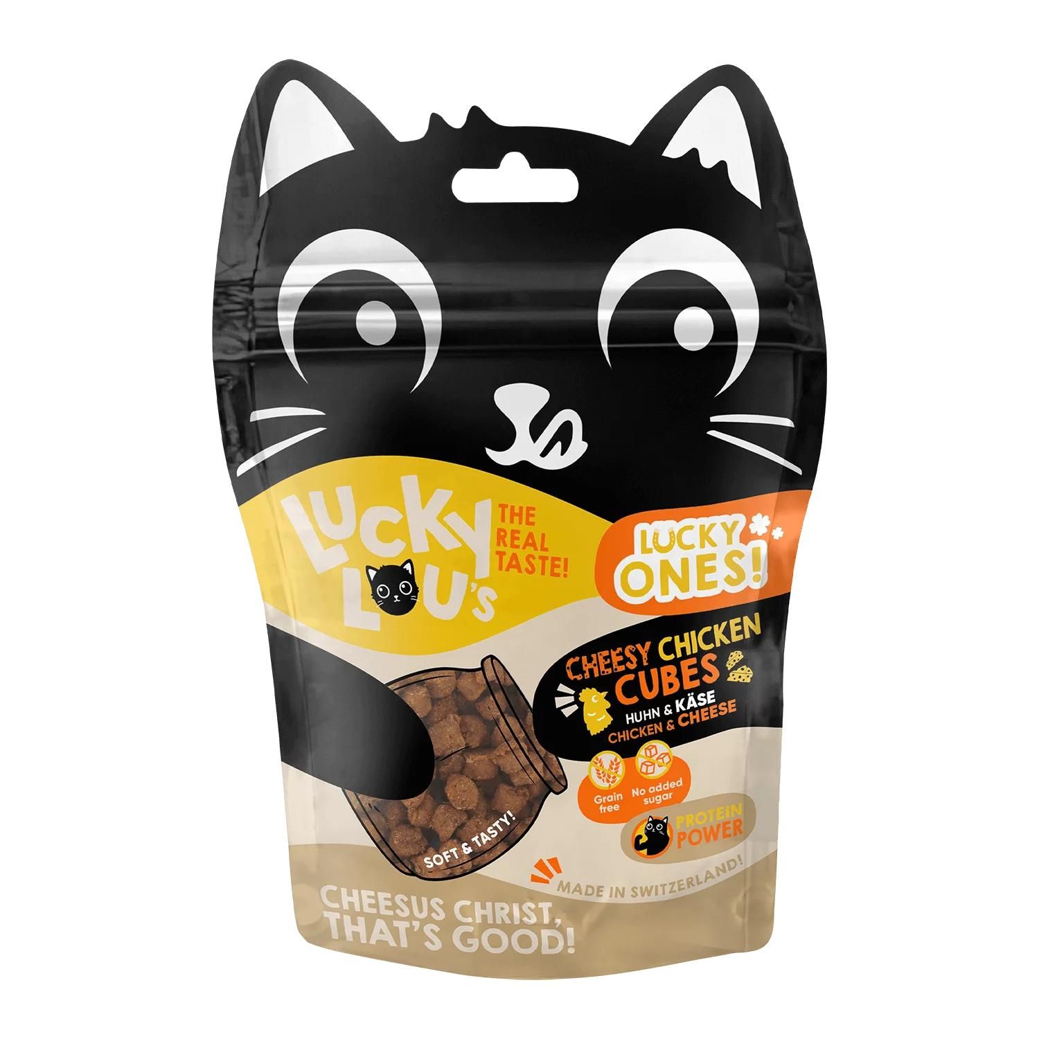 Petsnature Lucky Lou Lucky Ones Cubes Käse Huhn 80g - 80 Gramm