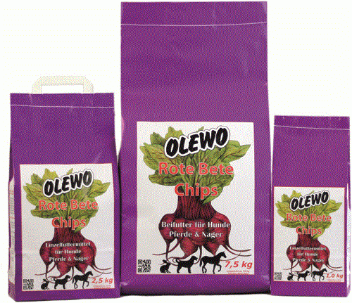 OLEWO Rote-Bete-Chips - 7,5 kg Sack
