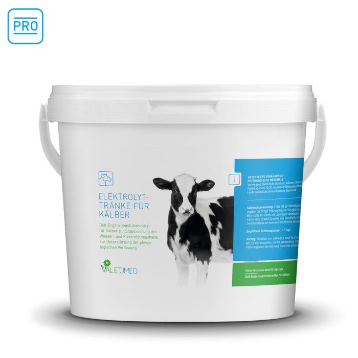 Valetumed Professional Elektrolyttränke für Kälber Produkt enthält: 3,3 Tier, Vieh, Kuh, Säugetier