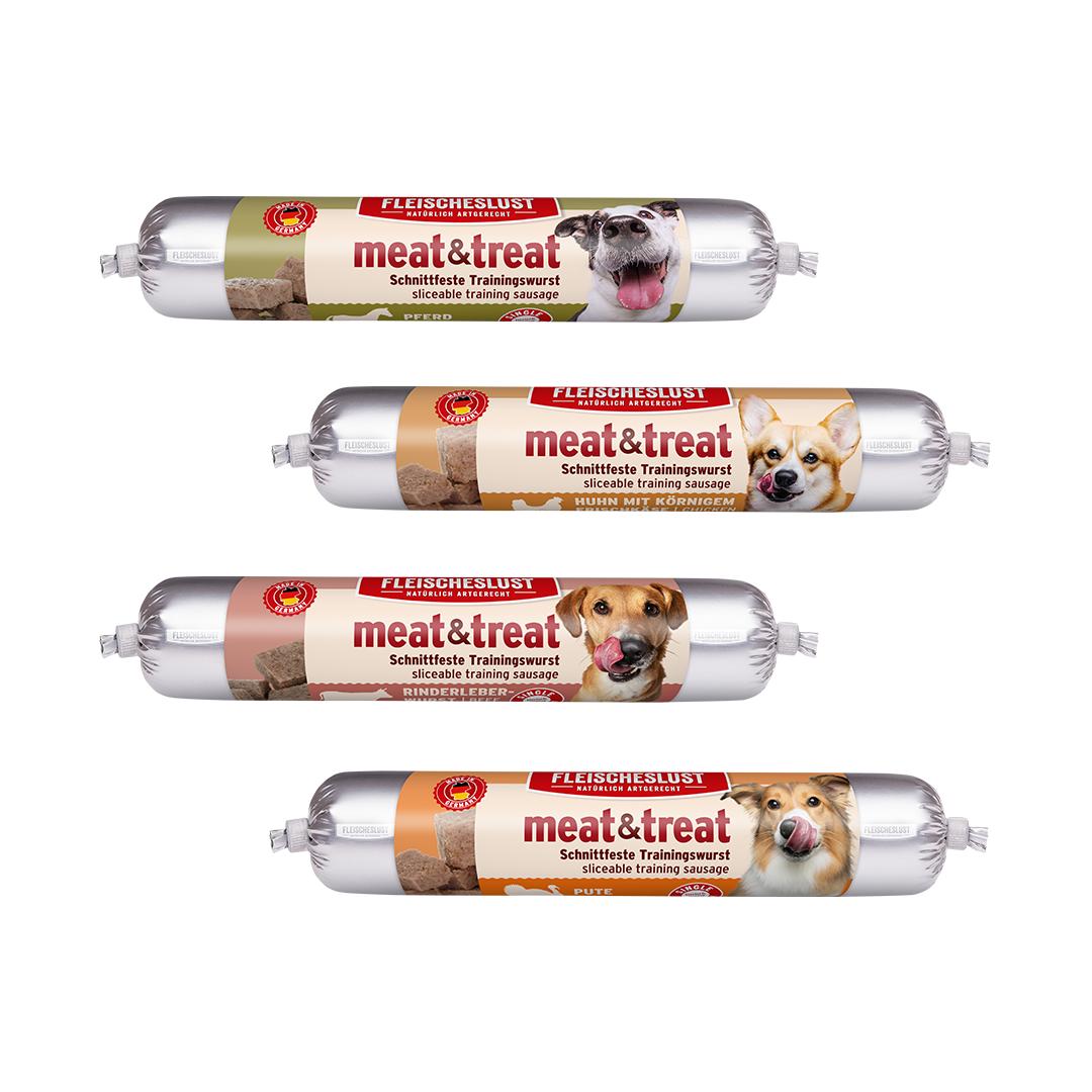 Fleischeslust Gemischtes Sortiment 2 meat treat 80g Gemischtes Sortiment-LIT