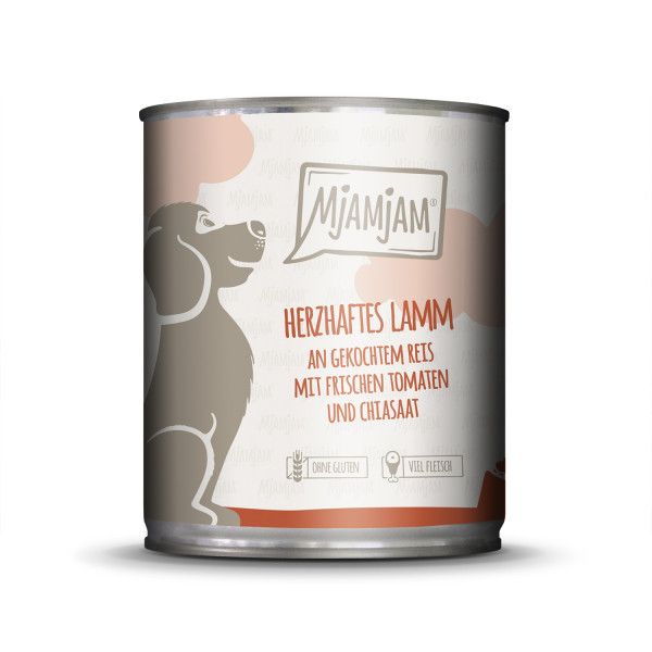 Mjamjam - herzhaftes Lamm an gekochtem Reis mit frischen Tomaten 800 g Zinn, Aluminium, Kann, Konserven, Lebensmittel