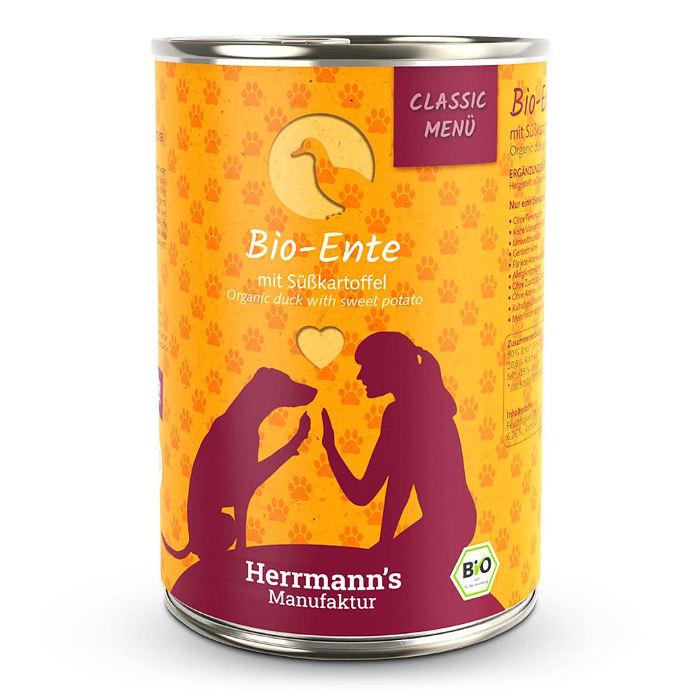 Herrmanns Herrmann's Classic Bio-Ente mit Süßkartoffeln 400 g