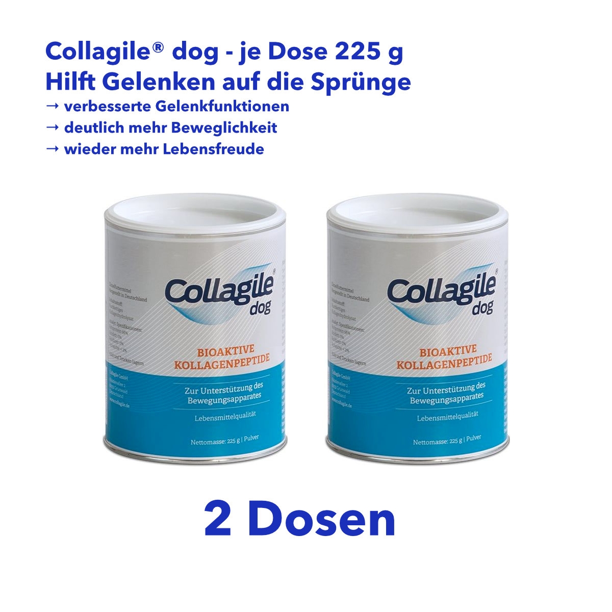 2er Set Collagile Dog - Bioaktive Kollagenpeptide 2er Set Collagile Dog - Bioaktive Kollagenpeptide