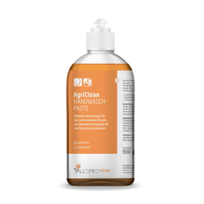 Valetumed Professional AgriClean Handwaschpaste Flasche 500 g Flasche, Lotion
