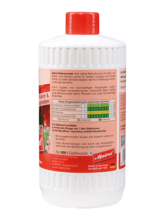 Mairol Blumendünger Blütenwunder Liquid 1000ml - 1 Liter