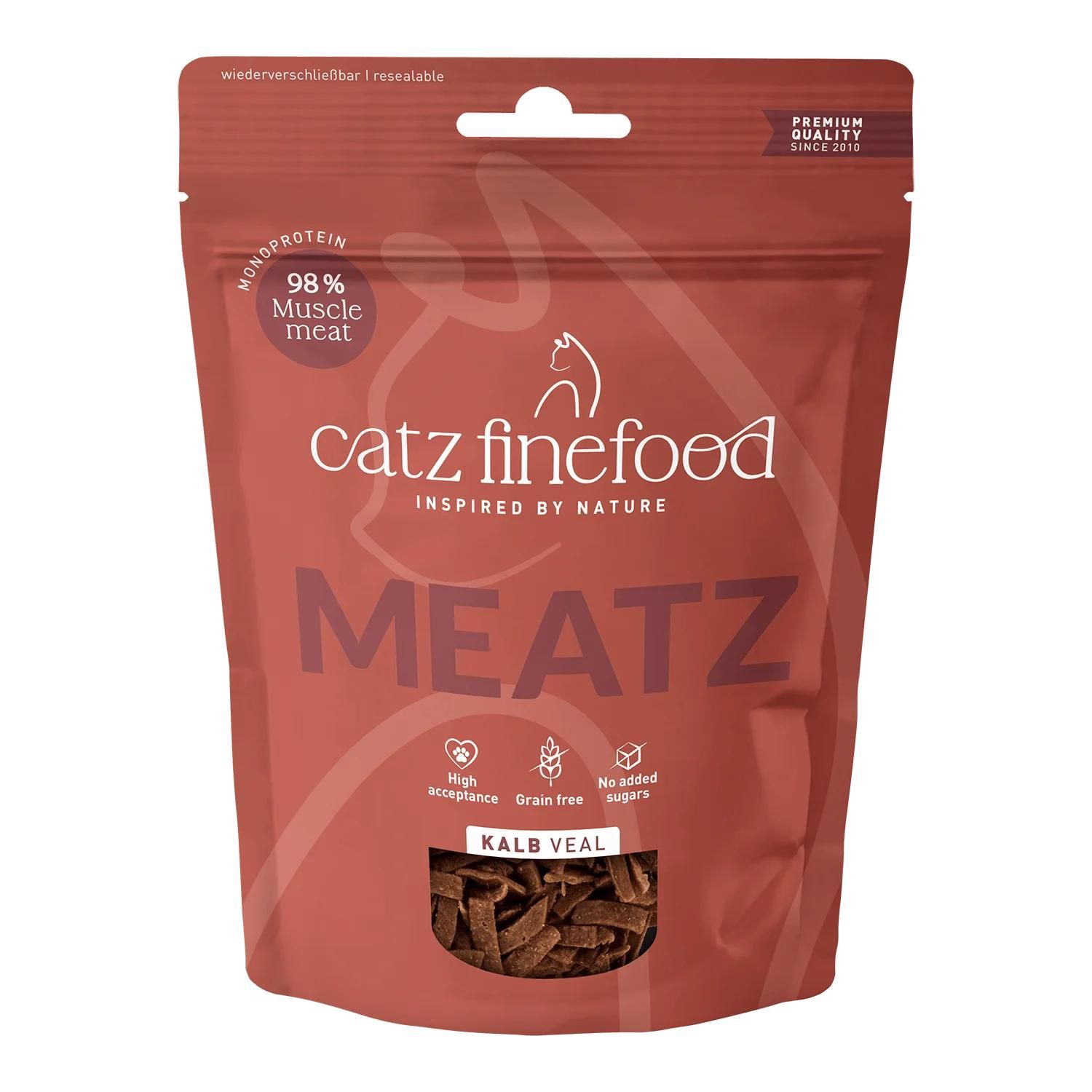 Petsnature catz finefood MEATZ KALB 45g - 45 Gramm