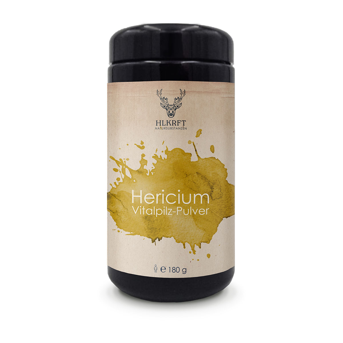 Heilkraft Vitalpilz Hericium - Vitalpilzpulver 180 g Flasche