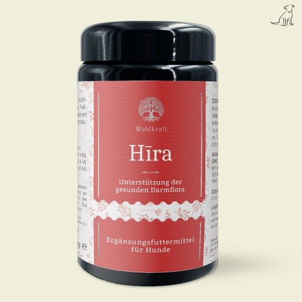 Waldkraft Hira - Für ein gutes Darmmilieu bei Hunden - 150 Gramm Flasche, Kosmetik, Parfüm