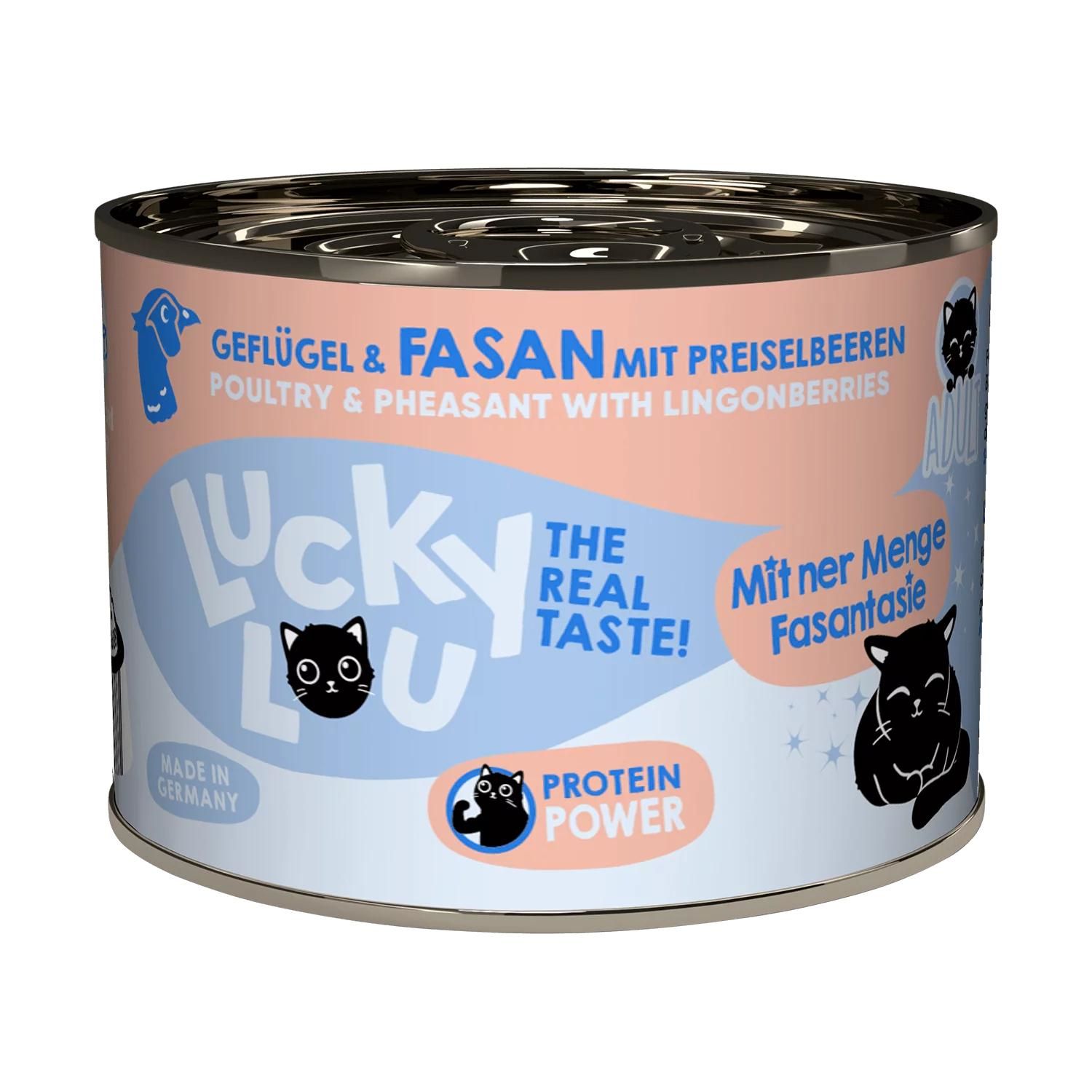 Petsnature Lucky Lou Lifestage Adult Geflügel Fasan 200g - 200 Gramm