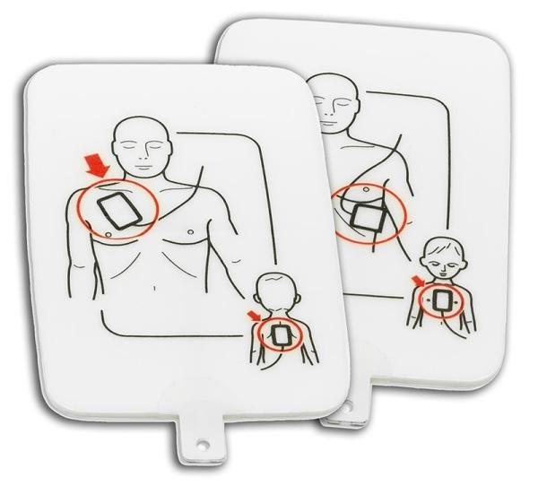 Erler-Zimmer Ersatzpads, 1 Paar für AED Trainer Plus R19500