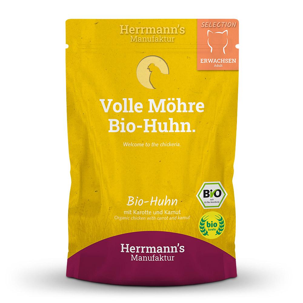 Herrmanns Herrmann's Selection Adult Bio Huhn mit Karotte & Kamut 20 x 100 g