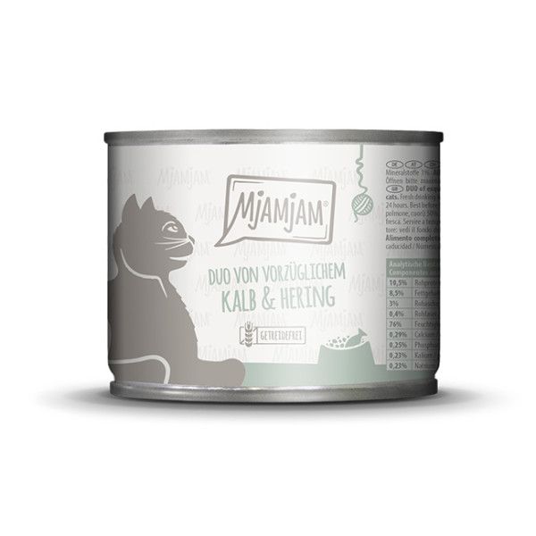 Mjamjam - DUO von vorzüglichem Kalb Hering 200g Zinn, Kann, Aluminium, Konserven, Lebensmittel