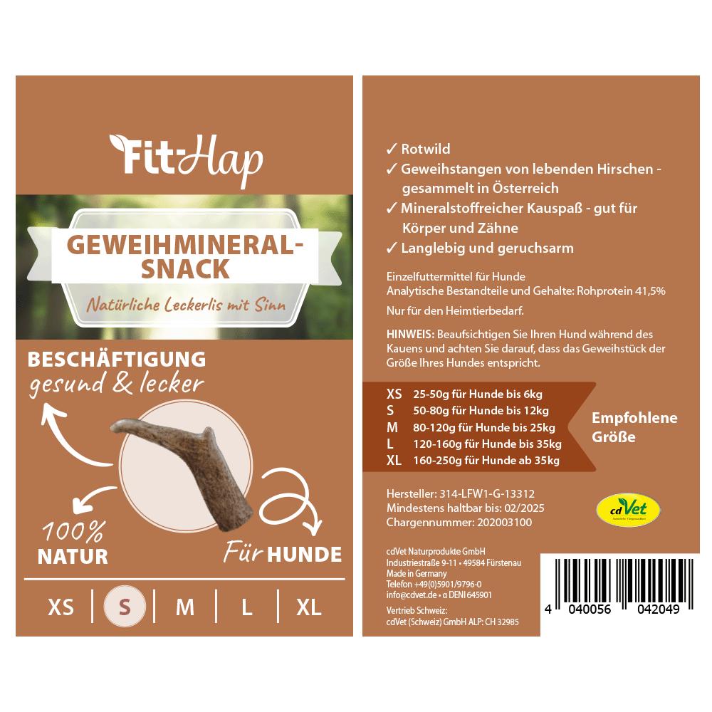 Cdvet Fit-Hap Geweihmineral-Snack S 10er VE Gr, S_10er