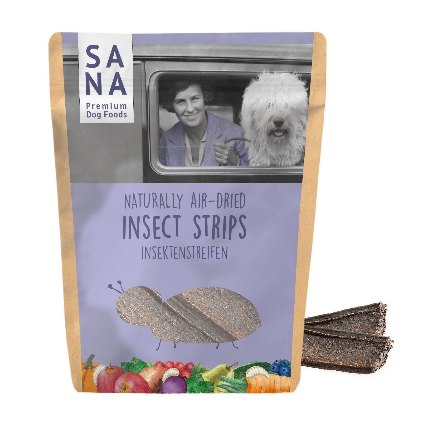 Sanadog Insekten Streifen 100 g - 0,1 Kilogramm
