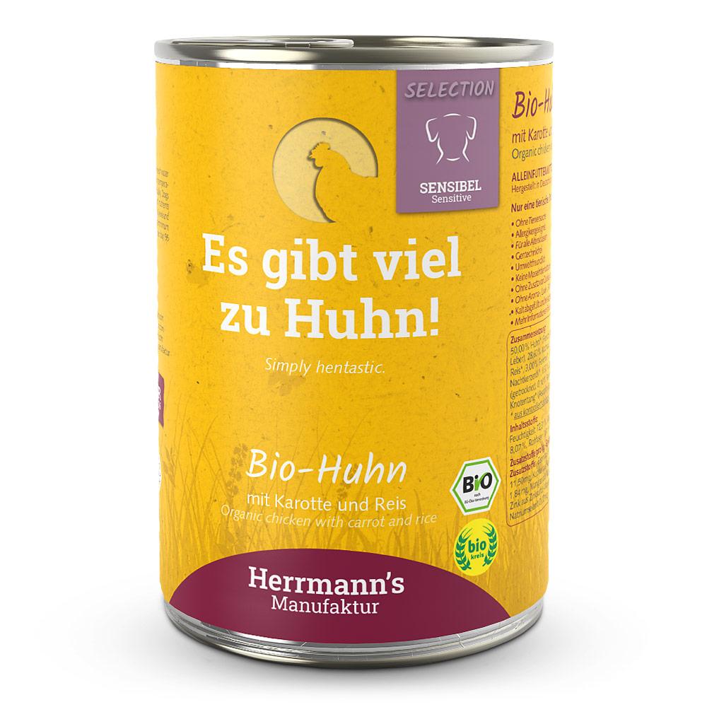Herrmanns Herrmann's Selection Sensible Bio Huhn mit Karotte & Reis 400 g