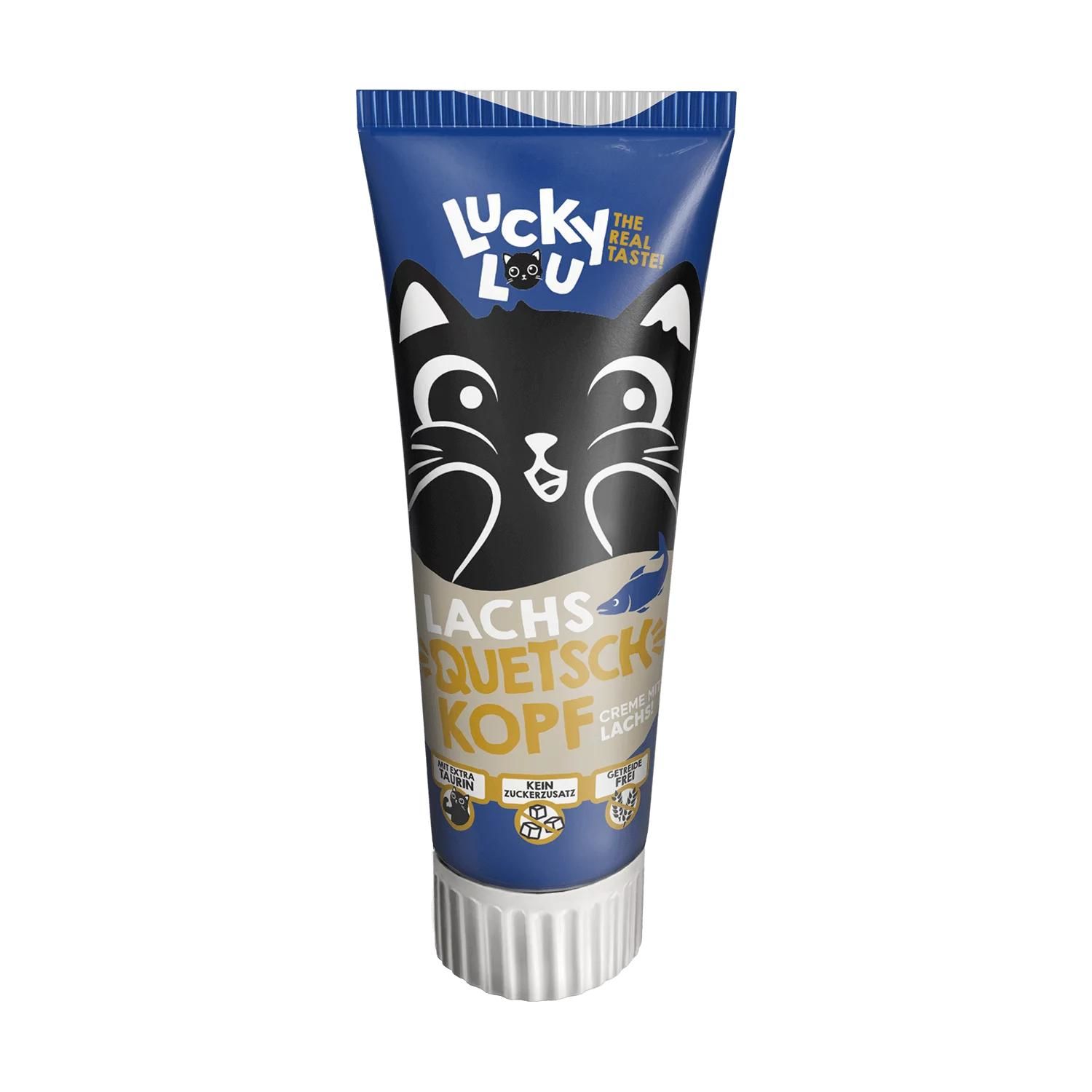 Petsnature Lucky Lou Quetschkopf Adult Lachs 75g - 75 Gramm