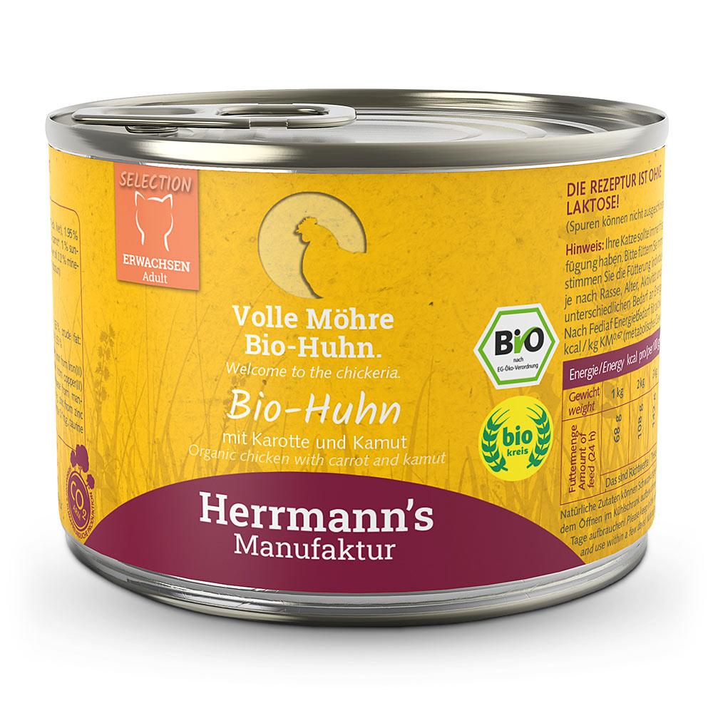 Herrmanns Herrmann's Selection Adult Bio Huhn mit Karotte & Kamut 200 g