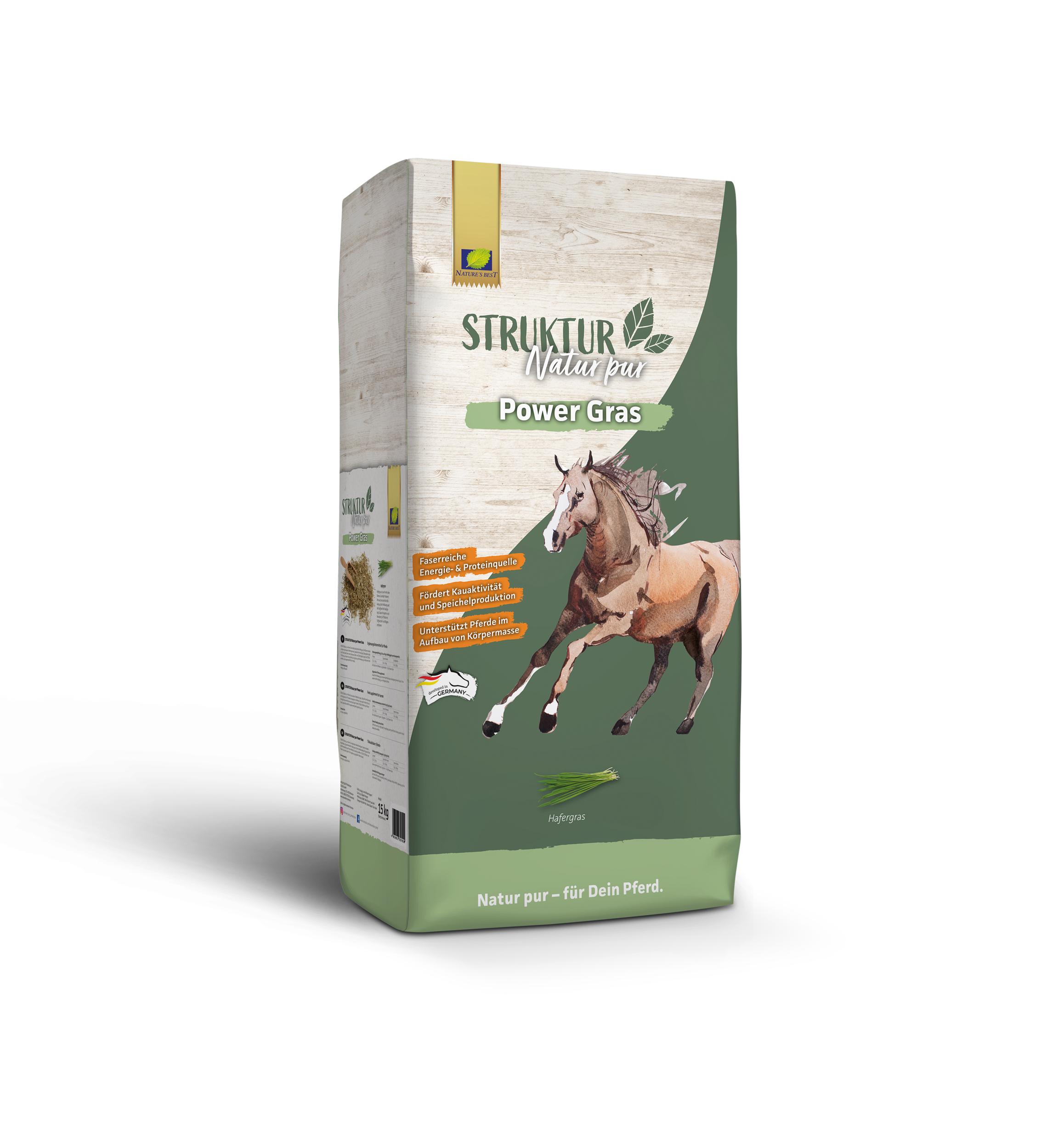 Natures Best Struktur Natur Pur Power Gras 15 kg