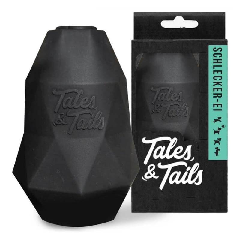 Talesandtails Schlecker-Ei - Hundespielzeug zum Befüllen, Jagen und Apportieren + Gratis Broschüre