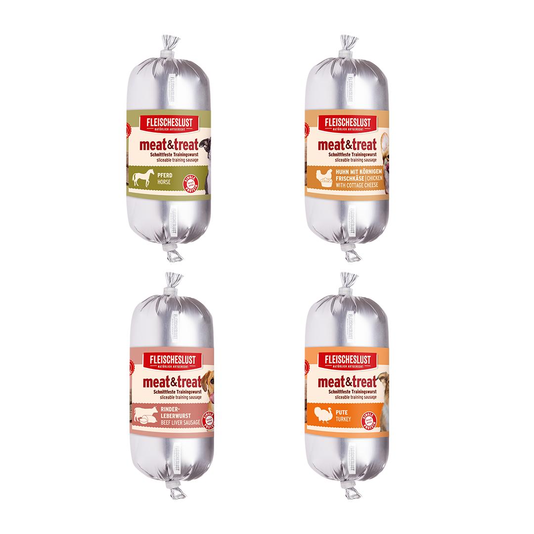 Fleischeslust Gemischtes Sortiment 2 meat treat 200g Gemischtes Sortiment-LIT