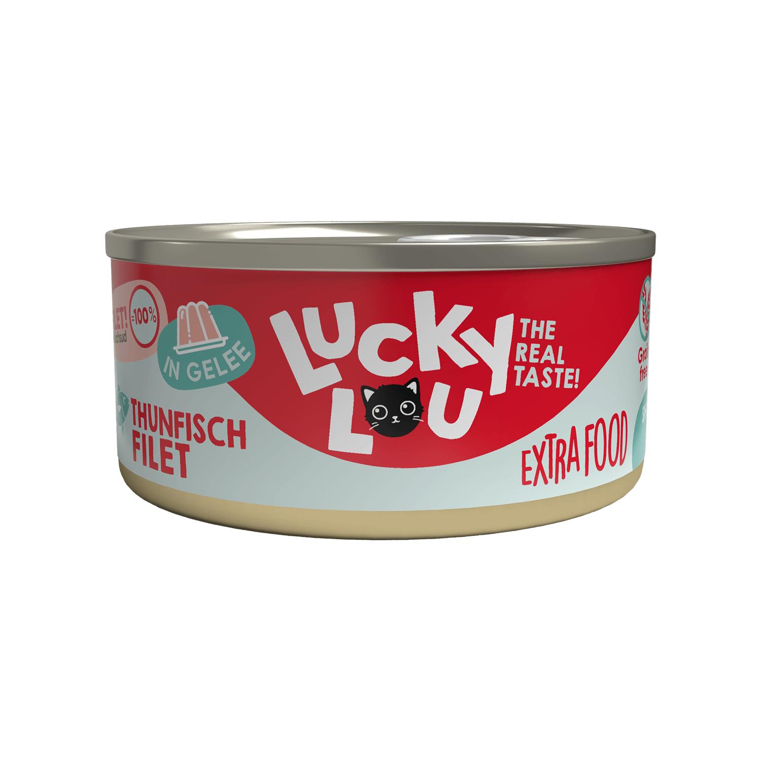 Lucky Lou EF Thunfischfilet in Jelly 70g