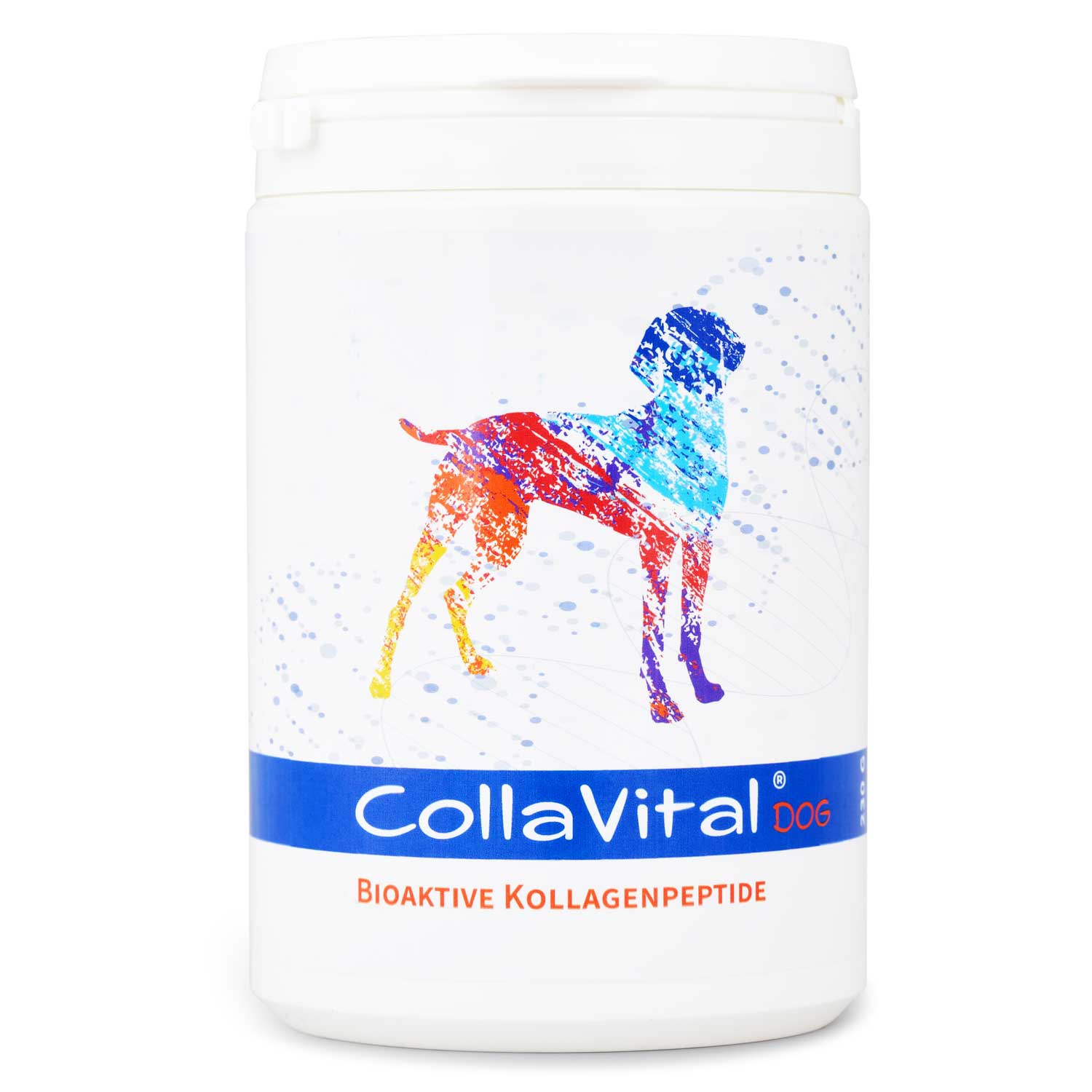 Collavital® DOG Collagen Pulver [230g] – Bioaktives Kollagen Hydrolysat für Hunde – ohne Hormone, ohne Antibiotika