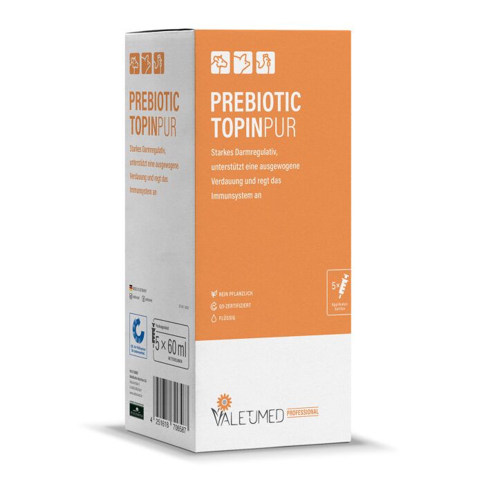 Valetumed Professional Prebiotic TopinPur Applikator 5 x 60 ml Buch, Veröffentlichung, Würzen, Sirup, Kiste