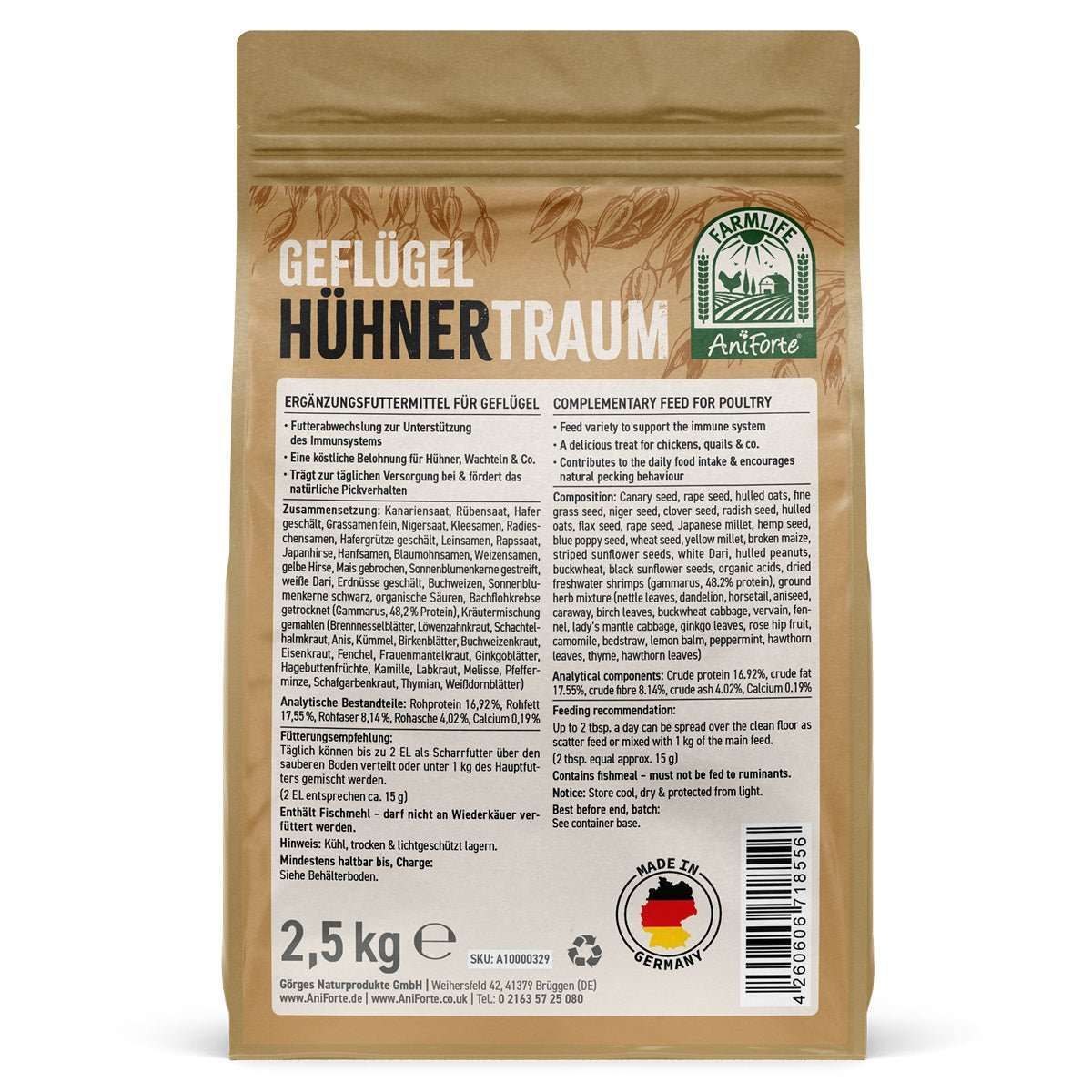 Puder, Mehl, Essen