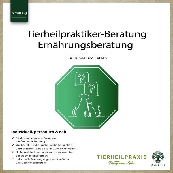 Waldkraft THP-Beratung: Ernährungsberatung Werbung, Plakat, Schild, Symbol
