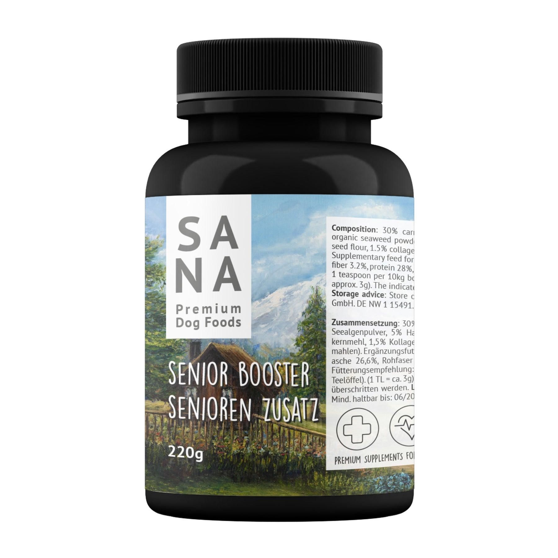 Sanadog Natürlicher Senioren Zusatz - 0,22 Kilogramm Kräuter, Pflanze, Astragalus, Flasche