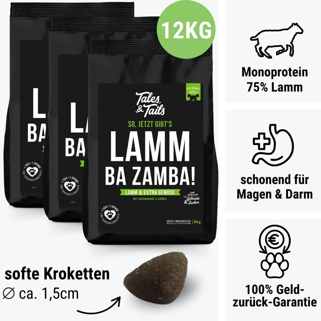 Talesandtails LammBa Zamba Kieselstein, Anthrazit, Kohle