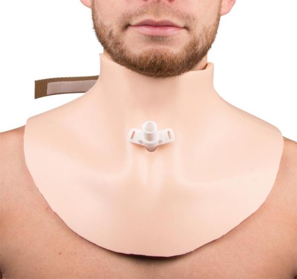 Erler-Zimmer Simulations-Übungsplatte für Tracheostomie-Pflege