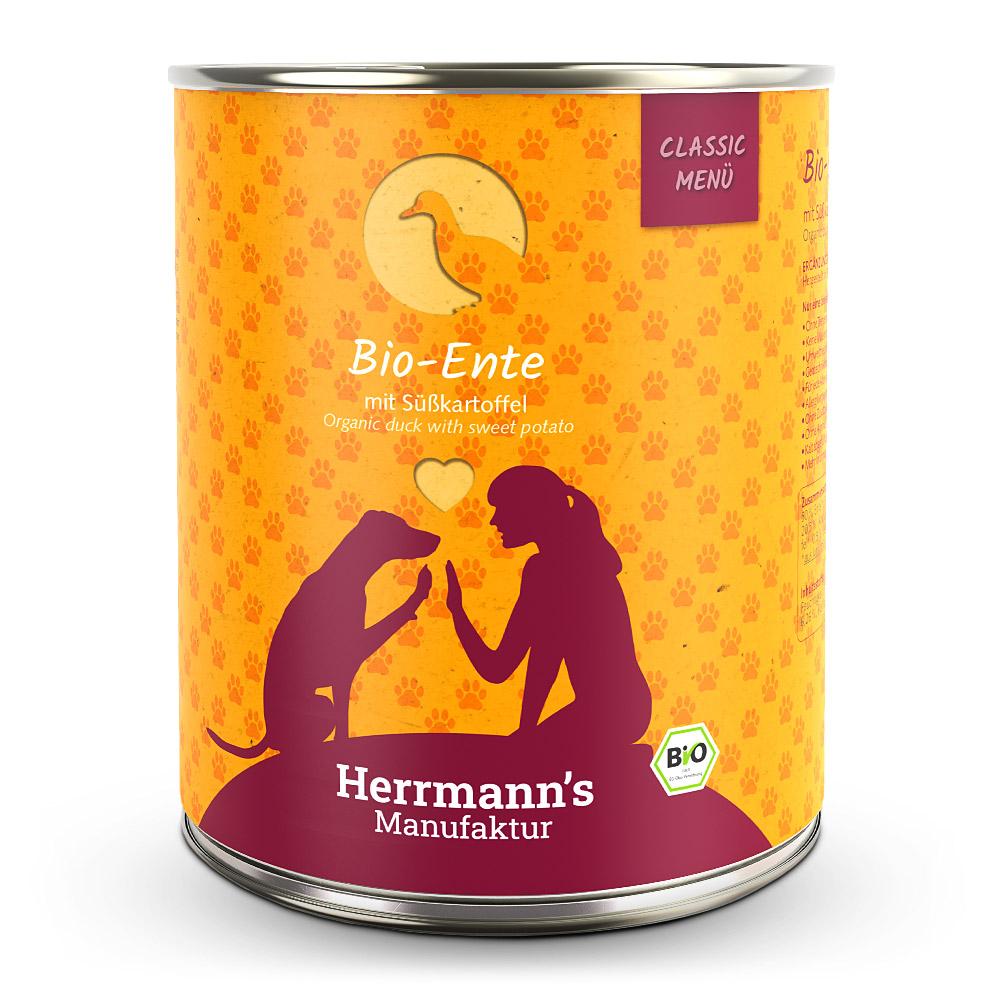 Herrmanns Herrmann's Classic Bio-Ente mit Süßkartoffeln 800 g