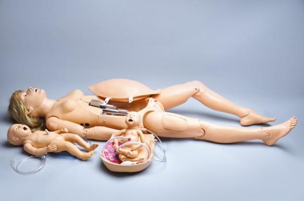 Erler-Zimmer Noelle Geburtssimulator mit Wiederbelebungs-Baby