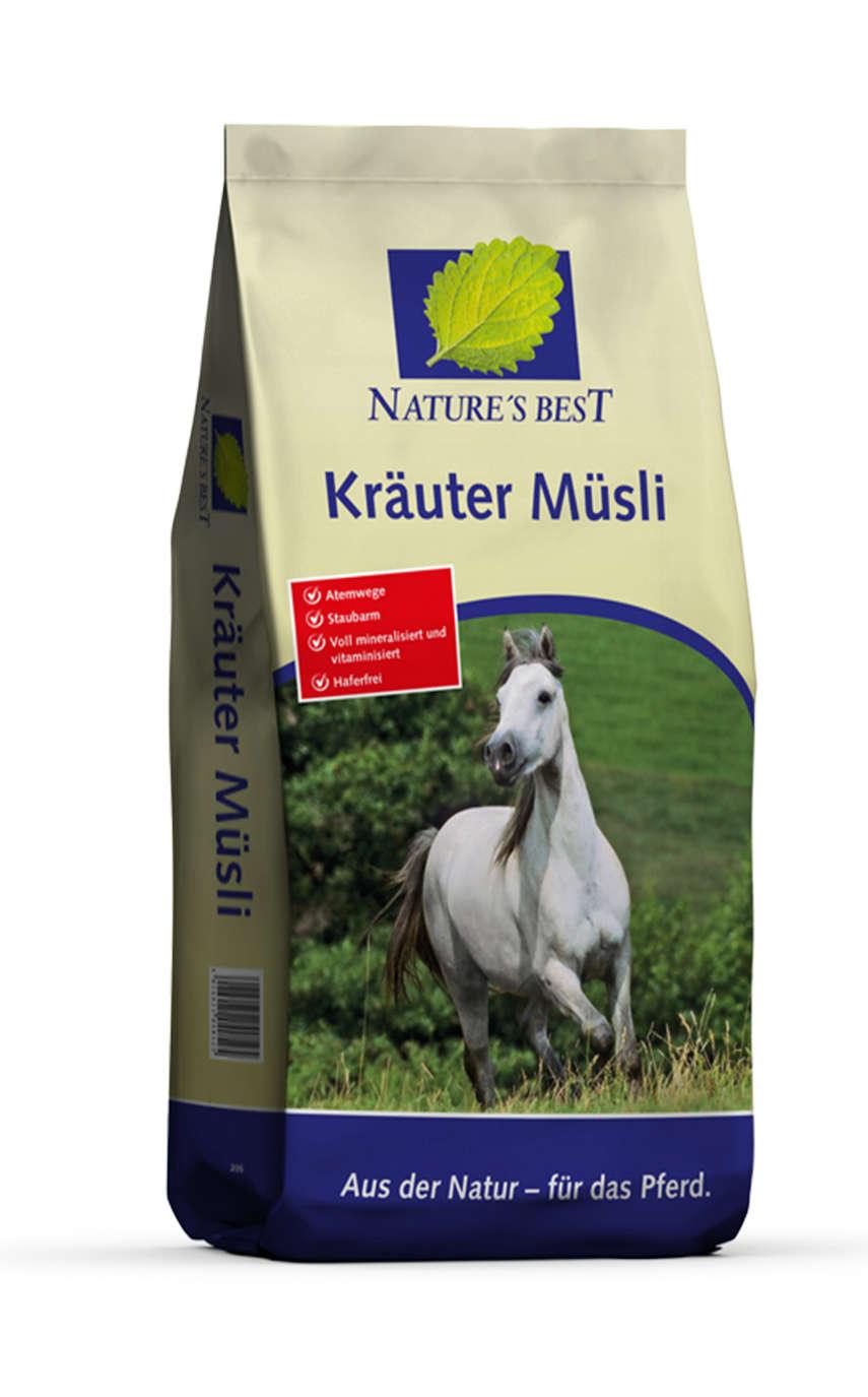 Natures Best Pferdefutter Kräuter Müsli 20 kg