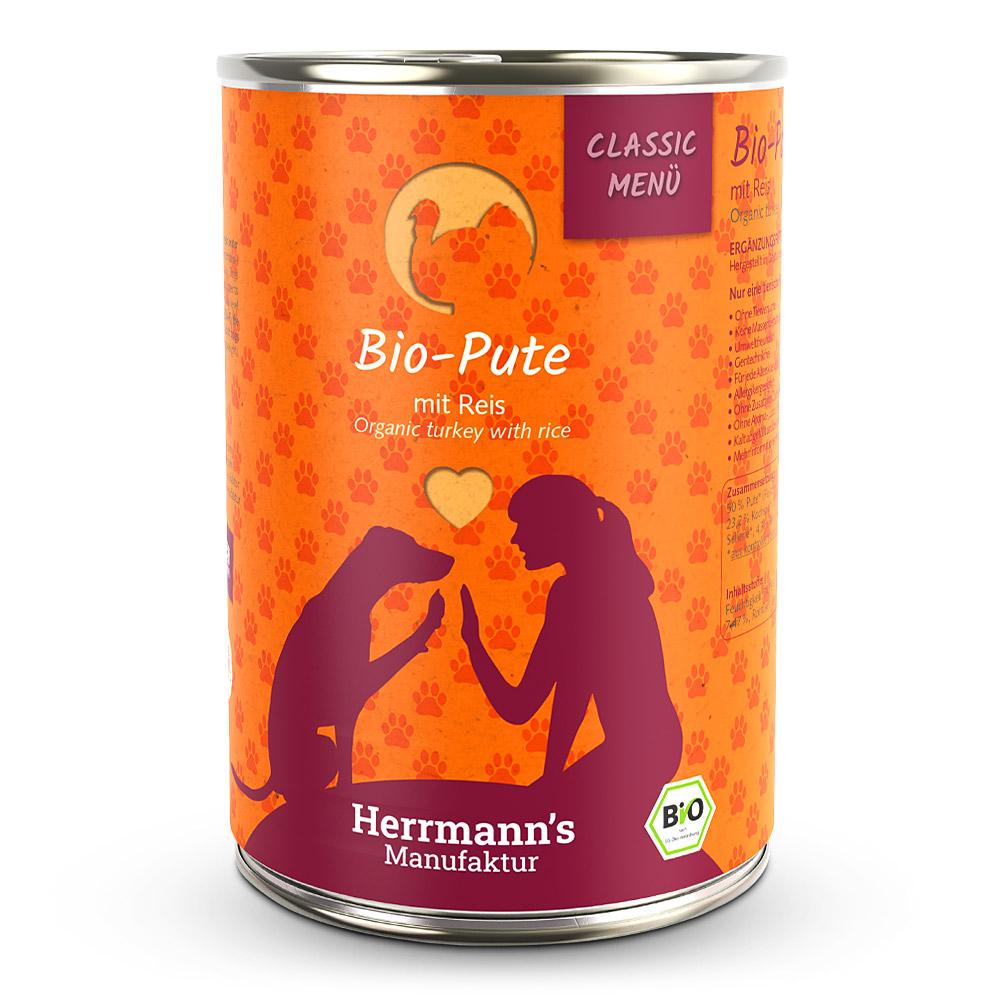 Herrmanns Herrmann's Classic Bio-Pute mit Reis 400 g