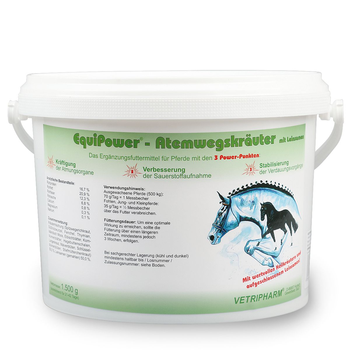 Vetripharm EquiPower - Atemwegskräuter