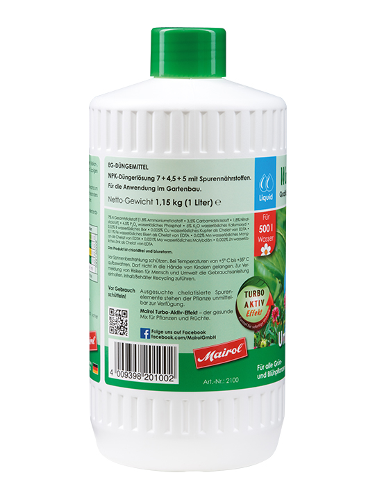 Mairol Universaldünger Wachstumselixier Liquid 500ml - 0,5 Liter