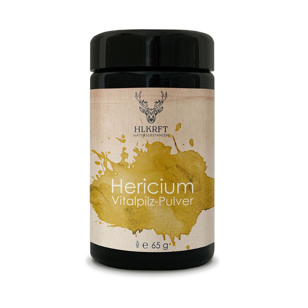 Heilkraft Vitalpilz Hericium - Vitalpilzpulver - 65 Gramm Flasche